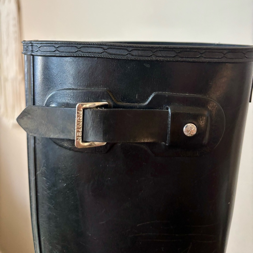 Hunter Classic Black Tall Boots - Picture 6 of 9
